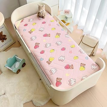 Childrens Bed Mat, Bedding, Baby Mattress, Childrens Mattress, Baby Mat, 2.0 inches 5 cm, Kids, Newborn, Cute, Animal Pattern, Birth Celebration Gift, Washable, 27.6 x 63.0 inches 70 x 160