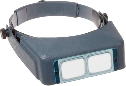 Donegan DA-10 OptiVisor Headband Magnifier, 3.5x Magnification, 4" Focal Length