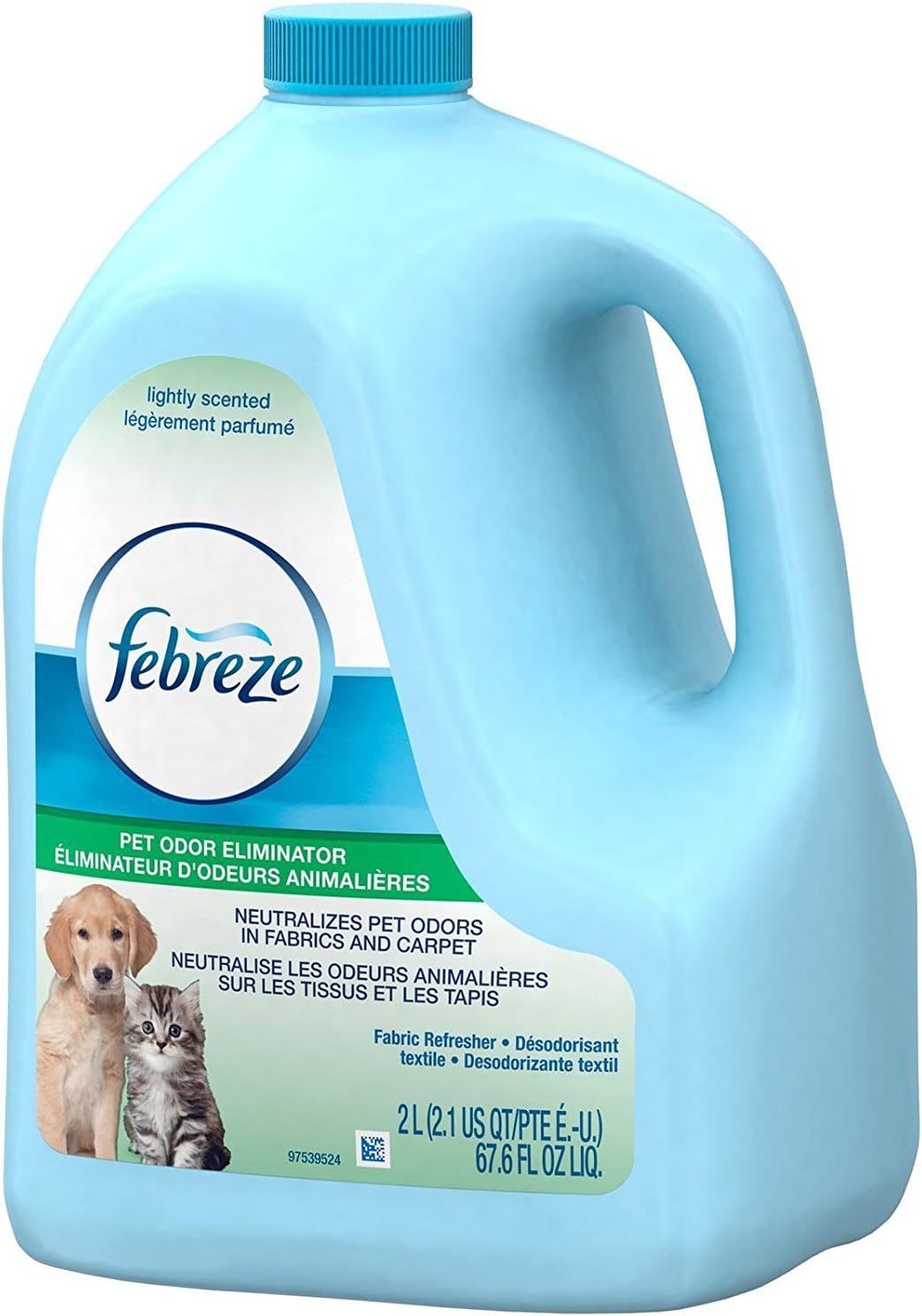 Febreze Fabric Refresher Pet Odor Eliminator Air Freshener (1 Count, 67.6 FL Oz), 4.409 Pound