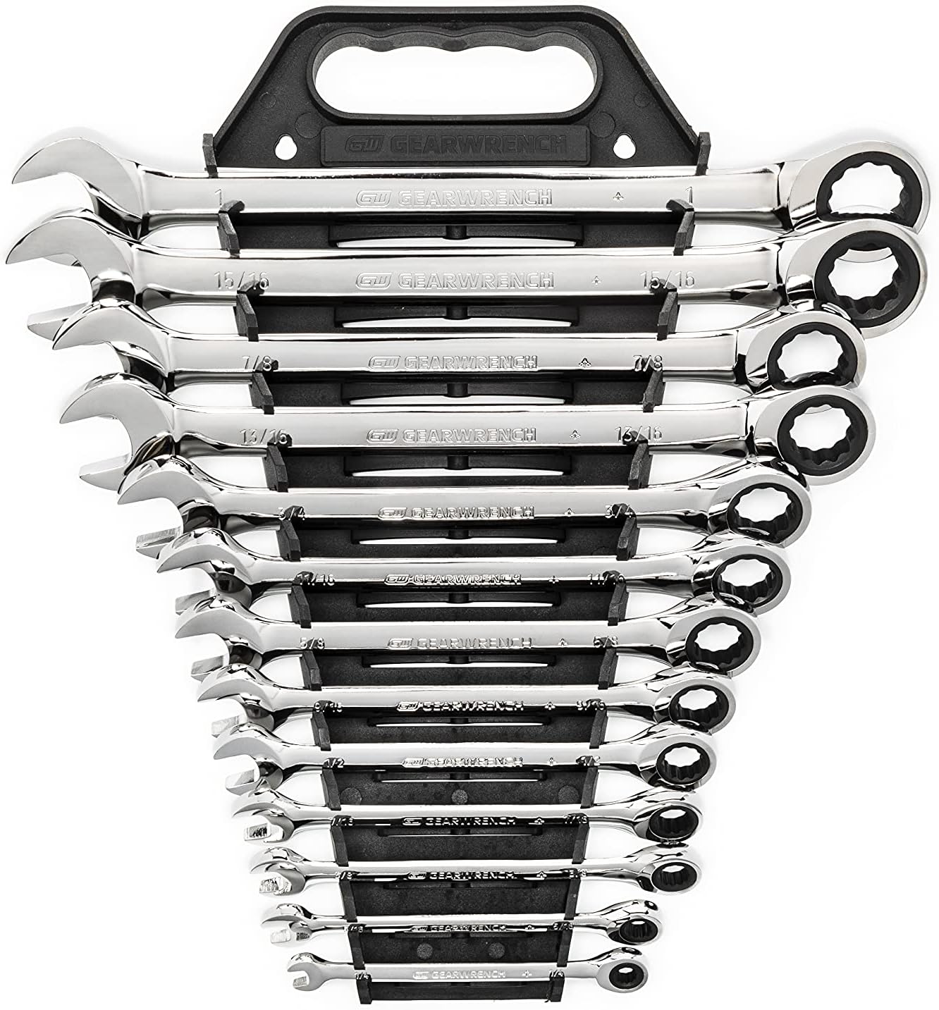 9312 13-Piece SAE Master Ratcheting Wrench Set