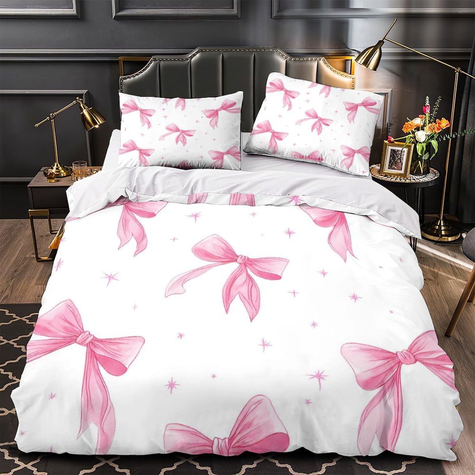 Housse de couette super doux 260x220cm texture microfibre haut de gamme