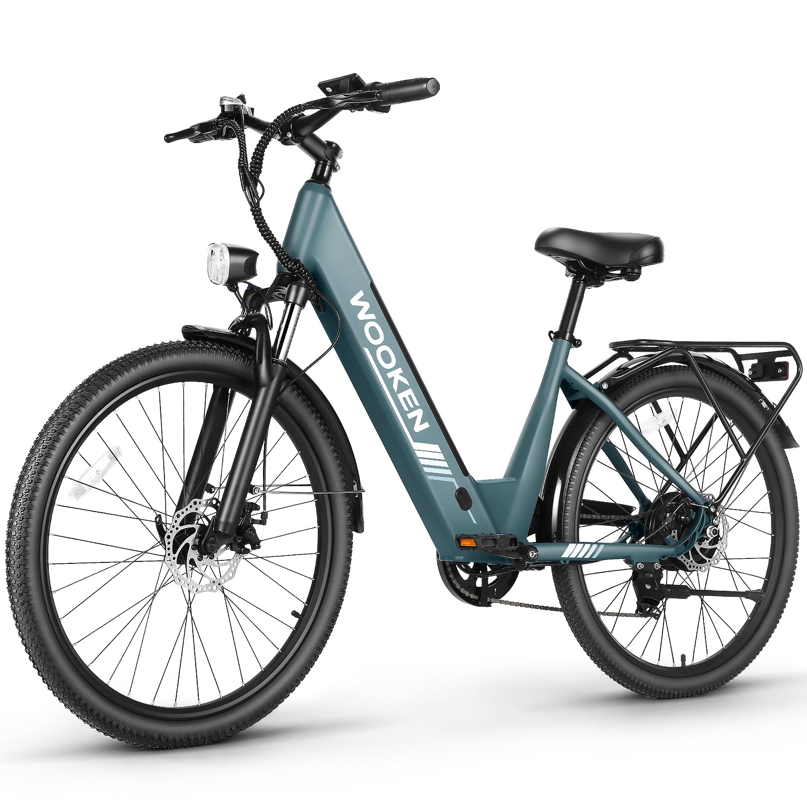 Photo 1 of Wooken Electric Bike, 750W Motor Ebike for Adults, 26" Electric Commuter Bike, Step Through Adult Electric Bicycles with 48V 10.4Ah Removable Battery, Up to 50 Miles
