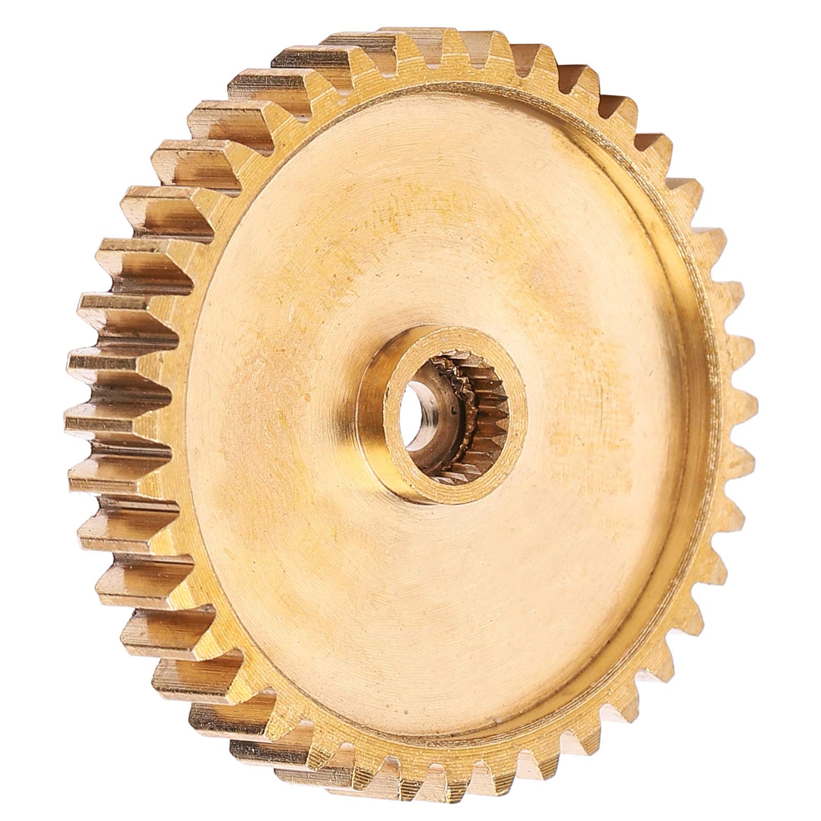Spur Gear, Brass Pinion Gear, 40 Tooth for Servo 25 Tooth Spline 0.8 Mod Industrial Robot Part 4305‑0025‑0040