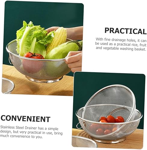 Miniatura 4 de Colador de malla de cocina de acero inoxidable para freír filtro de queso colador para cocina colador de acero