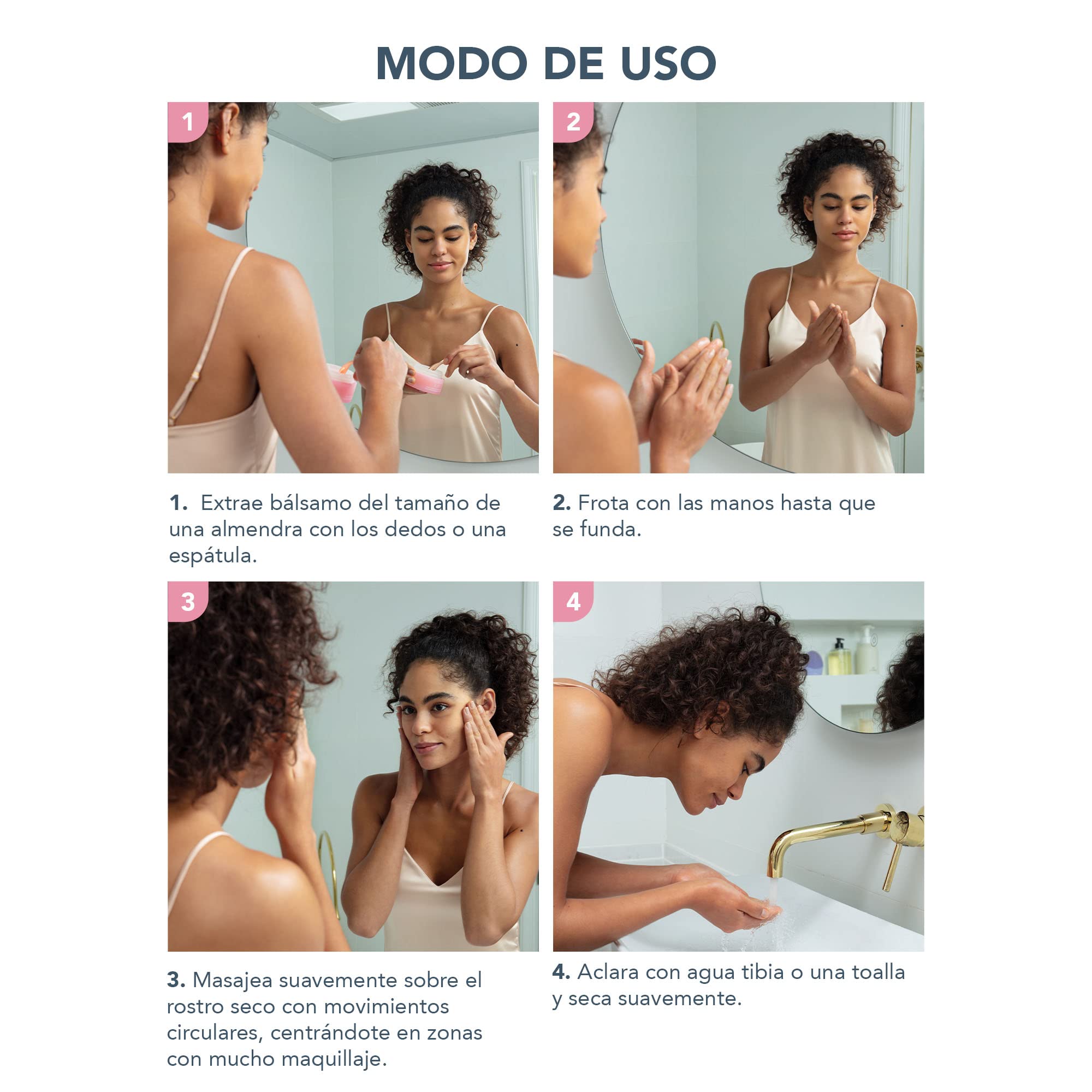 FOREO LUNA Bálsamo desmaquillante ultranutritivo - Desmaquillante facial suave - Gel limpiador facial - Desmaquillante ojos - Vegano y cruelty-free - Sin fragancia y eco - 75 ml
