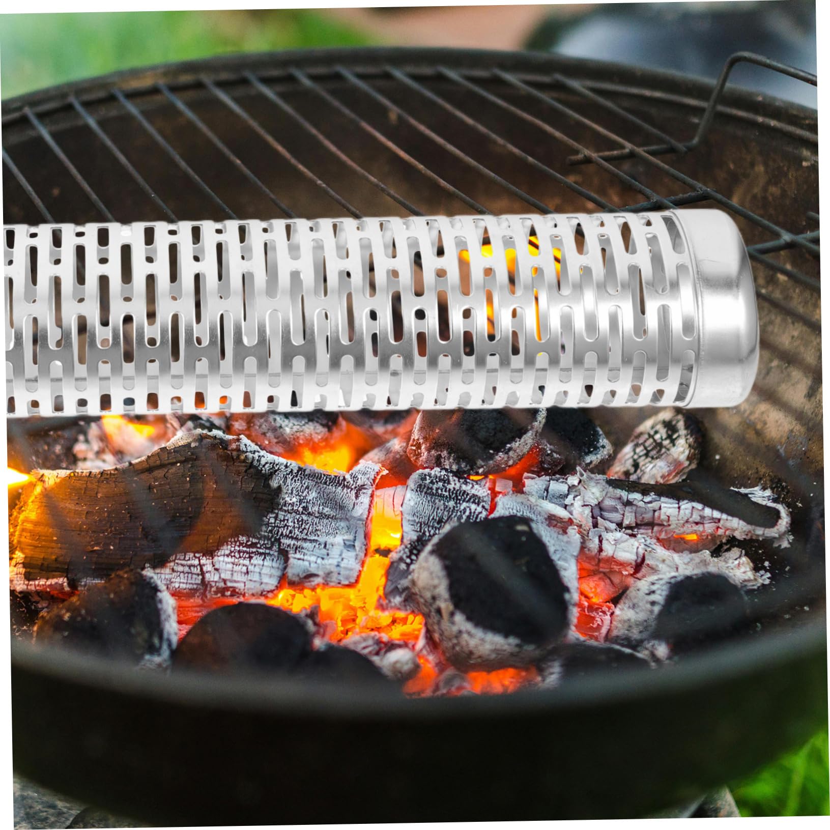 HANABASS 5pezzi Affumicatore Inossidabile Strumento Per Grigliate Accessorio Bbq Resistente e Riutilizzabile Per All e