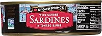 Vista 5 de Crown Prince Sardinas en salsa de tomate, latas de 15 onzas (paquete de 12)
