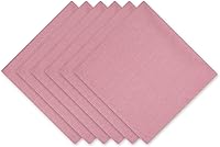 Vista 23 de DII - Juego de servilletas de colección sólida, 20x20 pulgadas, vino, 6