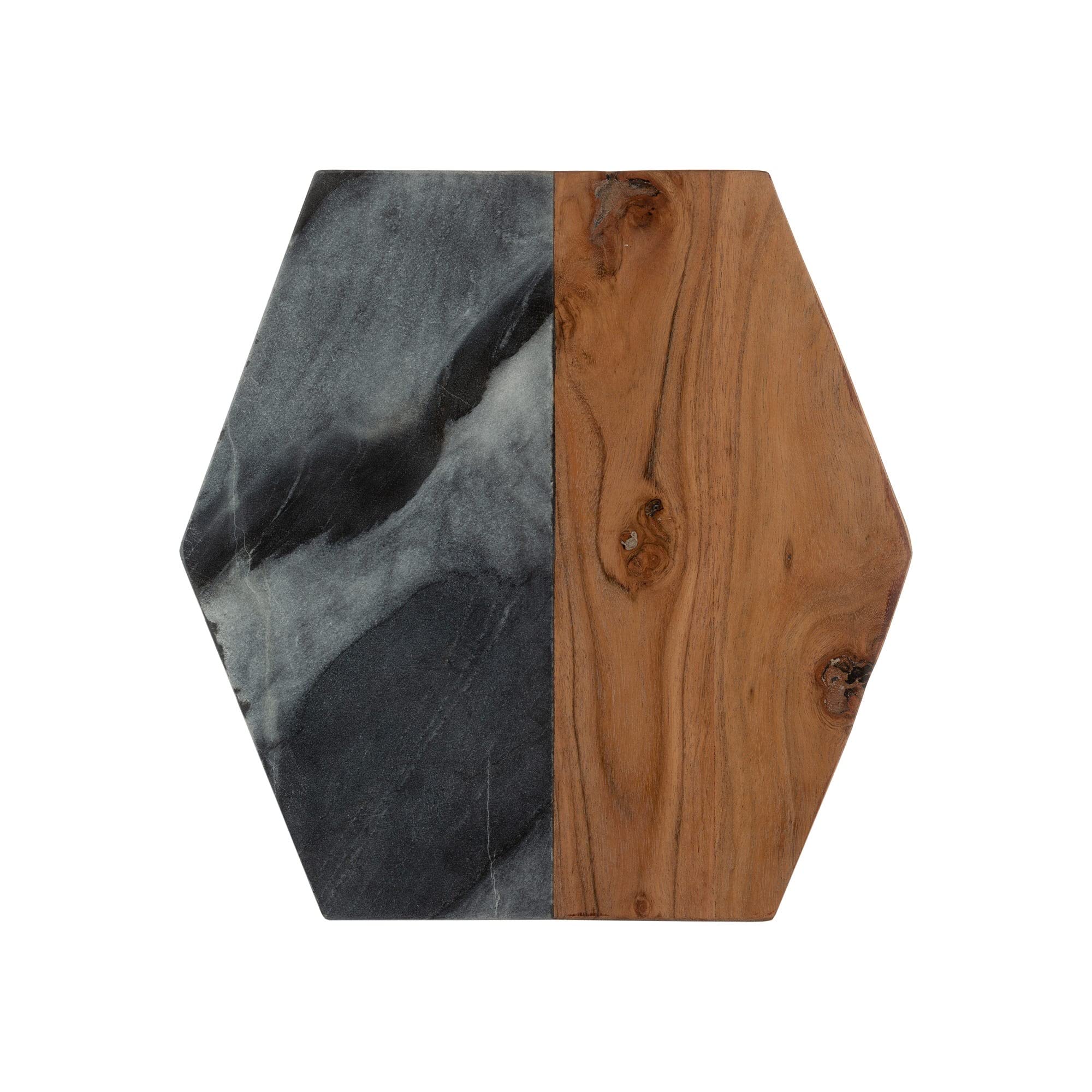 Typhoon Multi Colour Elements Marble/Acacia Hexagon Board