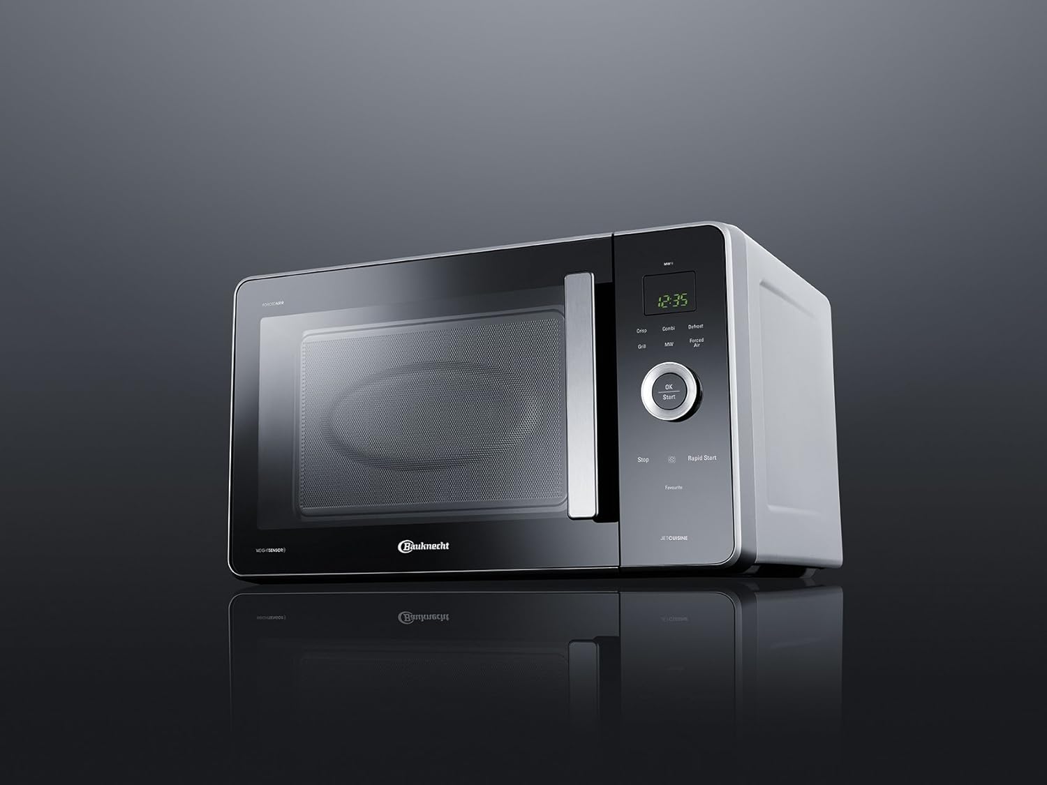 Bauknecht MW 80 SL Microwave Oven, angled view