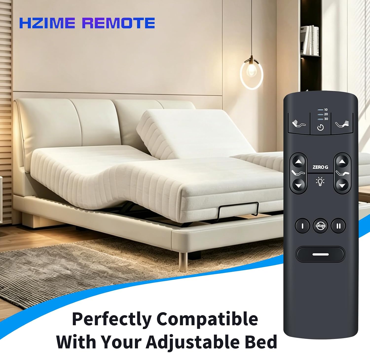 Replacement Remote for Serta Motion Perfect 4 (IV) Adjustable Bed RF398A image 3