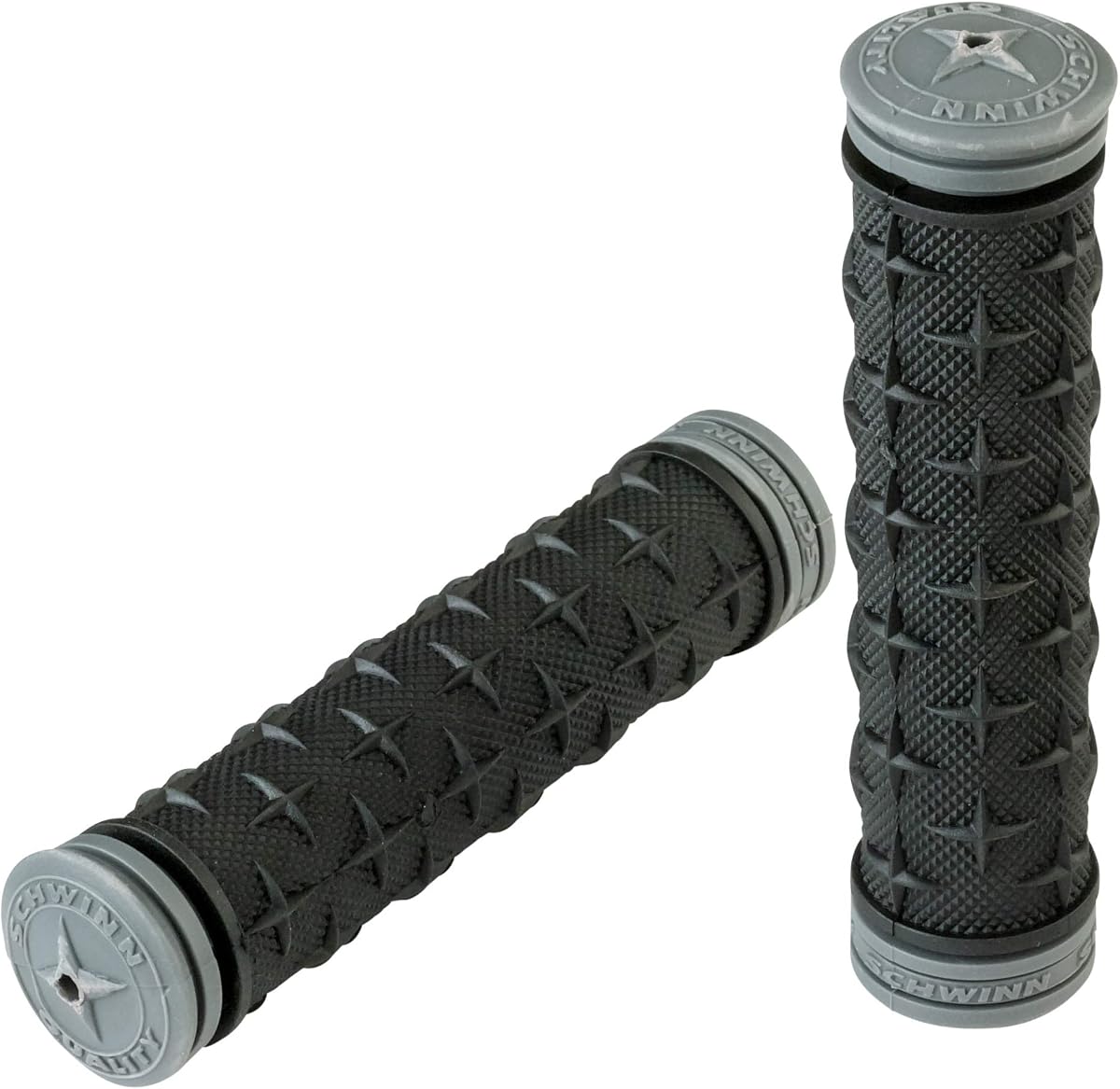 Comfort Handlebar Grips, Set of 2, Compatible with Most Adult Bikes, Fits 22.2mm Handlebars, Dual Density for Comfortable Handling, Soft Cushion, Bike Handlebar Grips for Adult Bike or Scooter