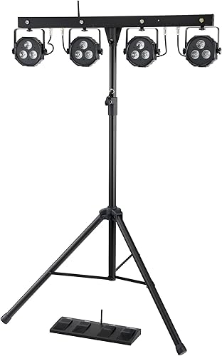 Showlite LB-4390 LED Licht Komplettanlage RGB mit Wireless FuAYschalter Tri-LED PAR Spots weiAYe Strobe-Spots DMX512 Funk-FuAYpedal LCD-Display Mikrofon T-Bar Stativ Taschen Showlite LB-4390 LED Licht Komplettanlage RGB mit Wireless FuAYschalter Tri-LED PAR Spots weiAYe Strobe-Spots DMX512 Funk-FuAYpedal LCD-Display Mikrofon T-Bar Stativ Taschen