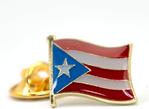 Miniatura 5 de -Parche de bandera de Puerto Rico pequeño de Armycrew + insignias coleccionables Pines de Puerto Rico, Bandera Nacional de Puerto Rico NO.077A