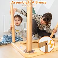 TERRAMUS Gyerek Érzékszervi Asztal 3 Év Felett, Homok és Vízjáték Asztal Tárolóval 6