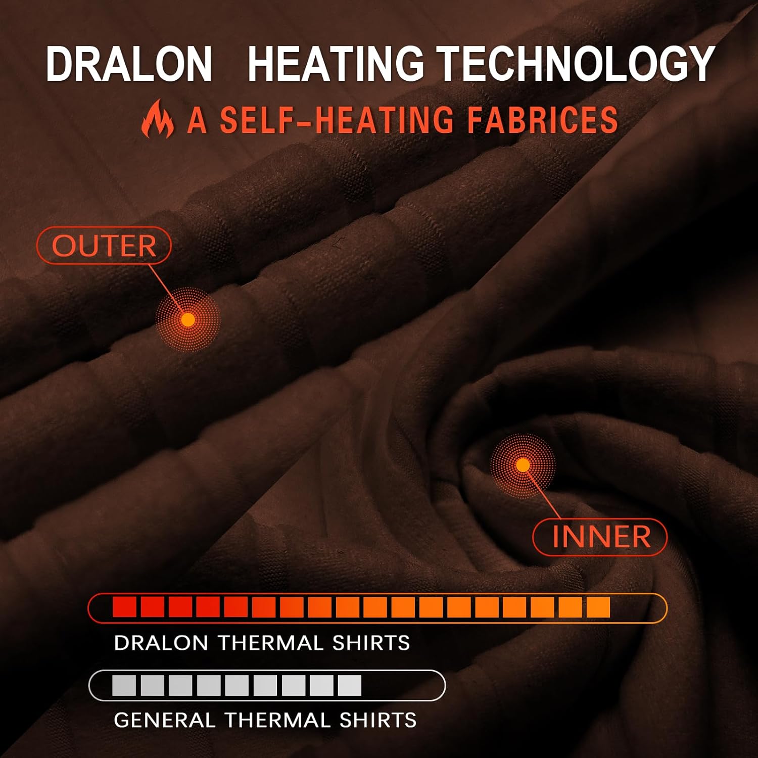 WOWENY Womens Long Sleeve Thermal Shirts V Neck Underwear Tops T Shirts Warm Base Layer Basic Fitted Tees - Image 3