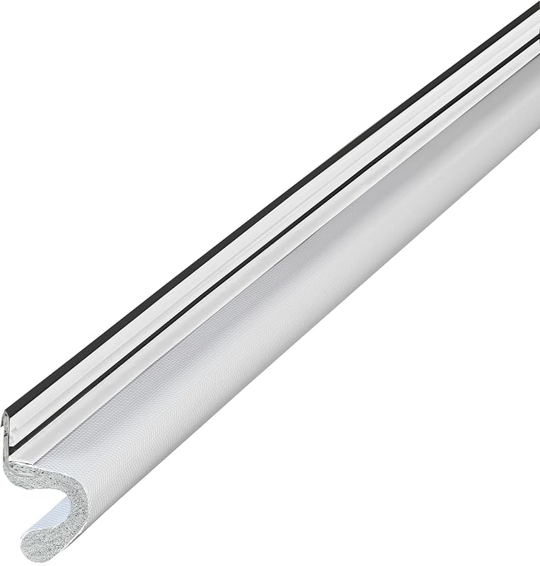 M-D Building Door Seal for Kerf/Channel, White, 26ft x 1-1/8in x 1/2in | Seals Gaps Up To 1/2in, Press-In Kerf Installation, Cut-To-Length Scissors, Blocks Drafts Moisture Dust Insects