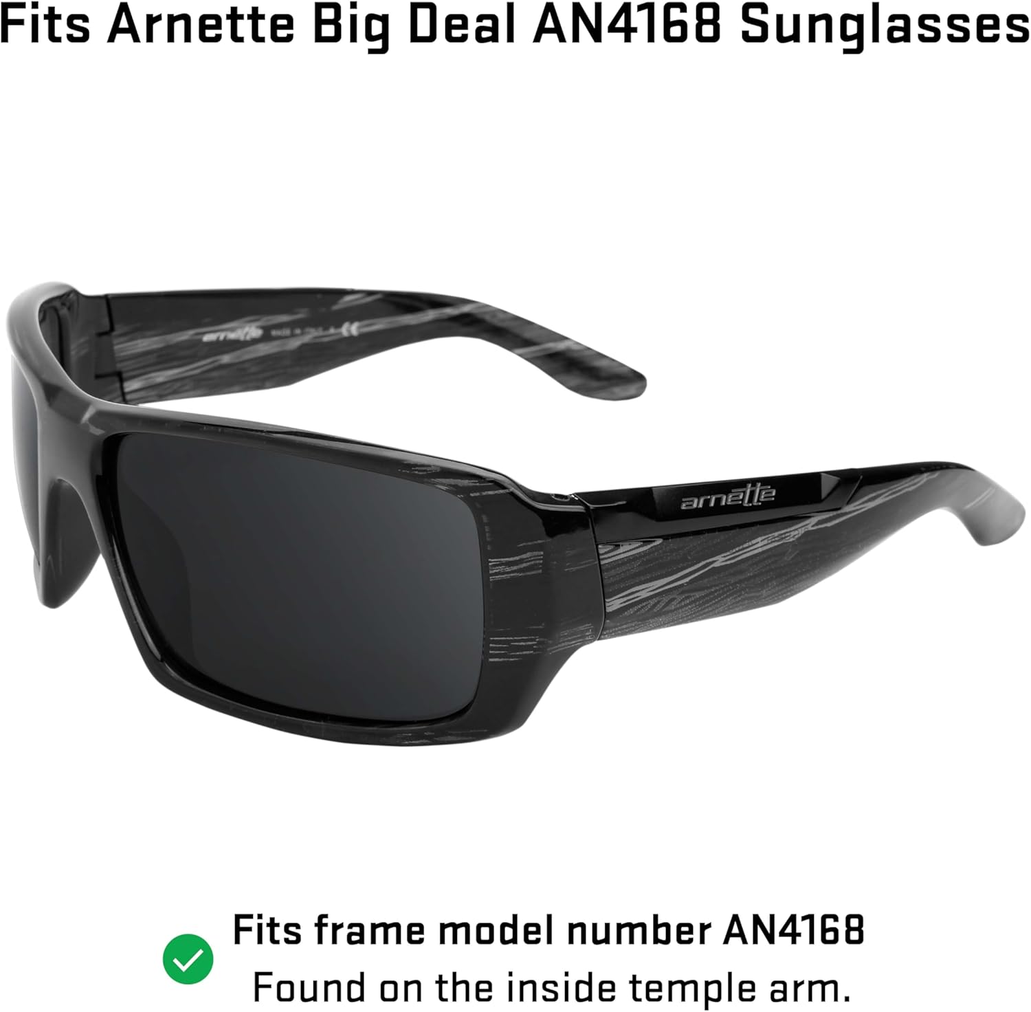 Revant Replacement Lenses for Arnette Big Deal AN4168
