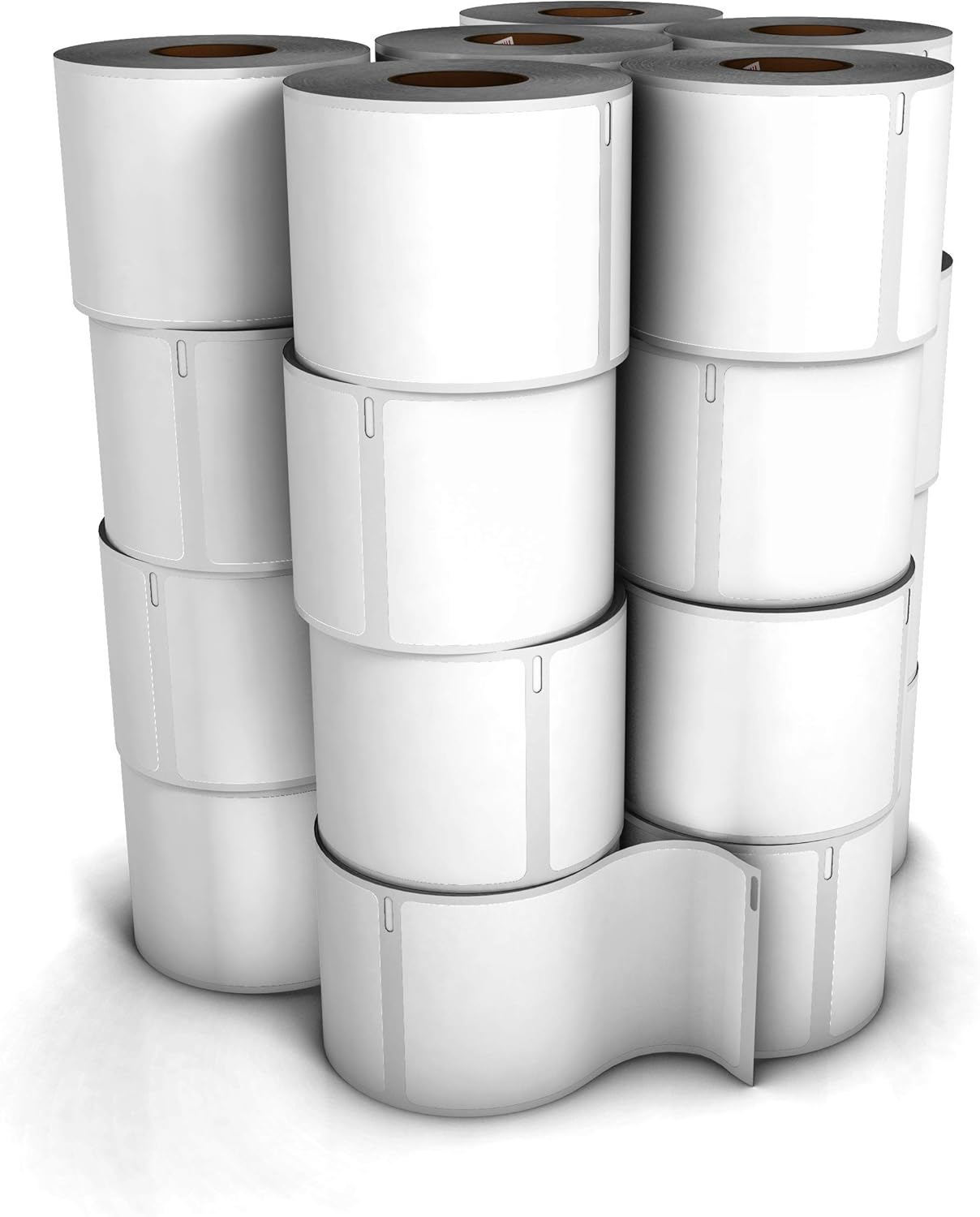 Kenco- Compatible Labels, Replacement Stickers Compatible with Dymo -Shipping, Address, Multipurpose, and Access Control Available Made in The USA (2 1/8" X 2 3/4" Compatible WIHT 30258, 12 Pack)