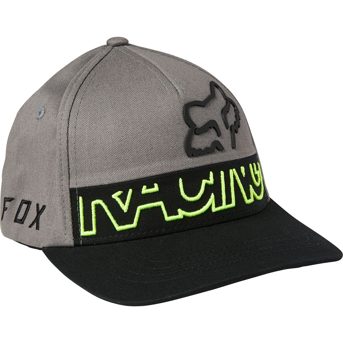 Fox Youth Skew Flexfit Hat Pewter YOS