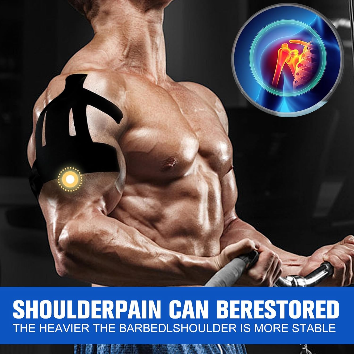 16PCS Precut Kinesiology Tape for Shoulder,Shoulder Tape for Pain Relief&Support Waterproof and Breathable,Tape for Shoulder Support & Muscle Sport - Image 4