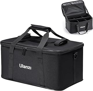 Ulanzi OM-01 LED Light Portable Carry Bag with Shoulder Straps | Carry on Case for Studio Flash Light, LED Video Light, Camera Outdoor Photography Photo Video Accessories (43x28x21cm) - B014