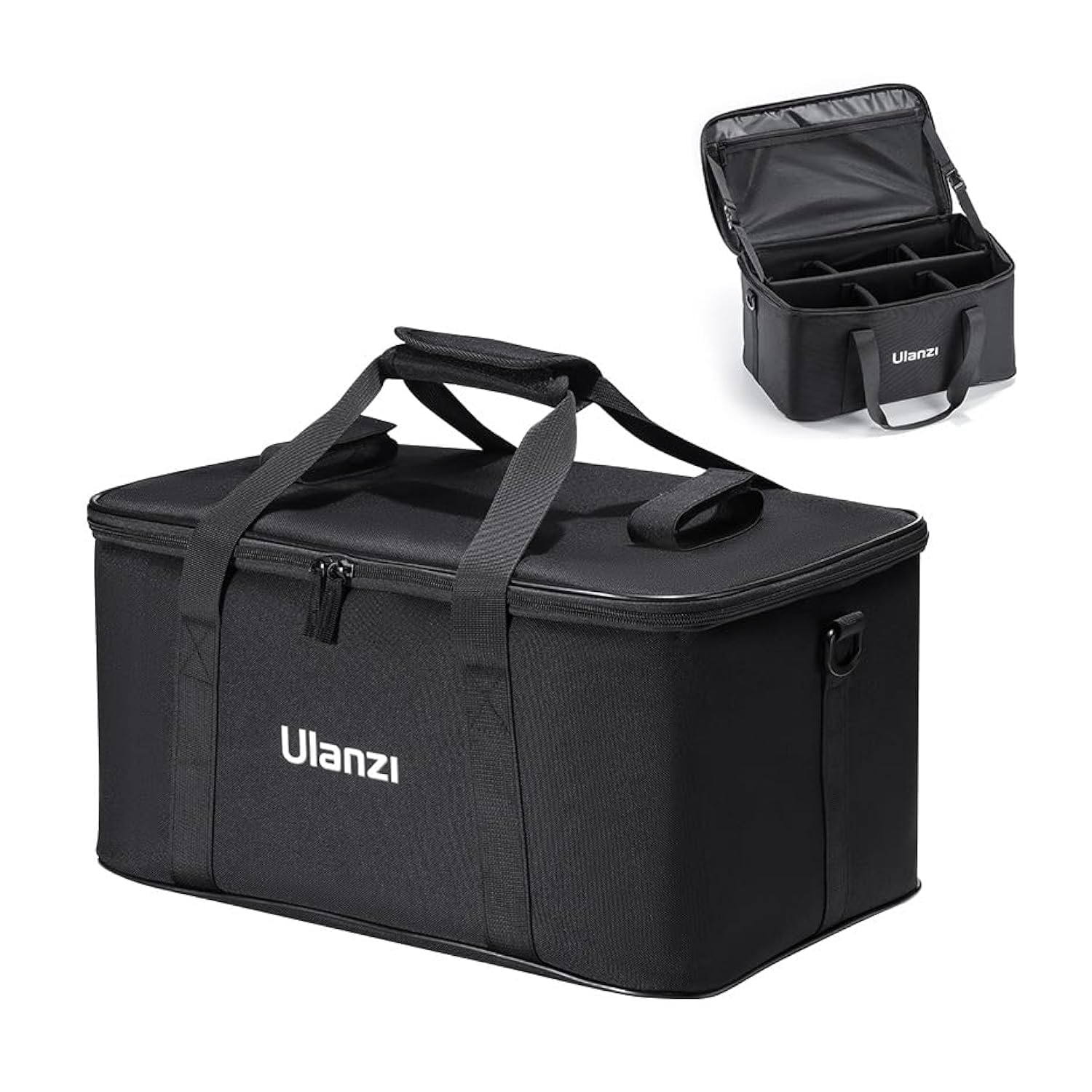 Ulanzi OM-01 LED Light Portable Carry Bag with Shoulder Straps | Carry on Case for Studio Flash Light, LED Video Light, Camera Outdoor Photography Photo Video Accessories (43x28x21cm) - B014