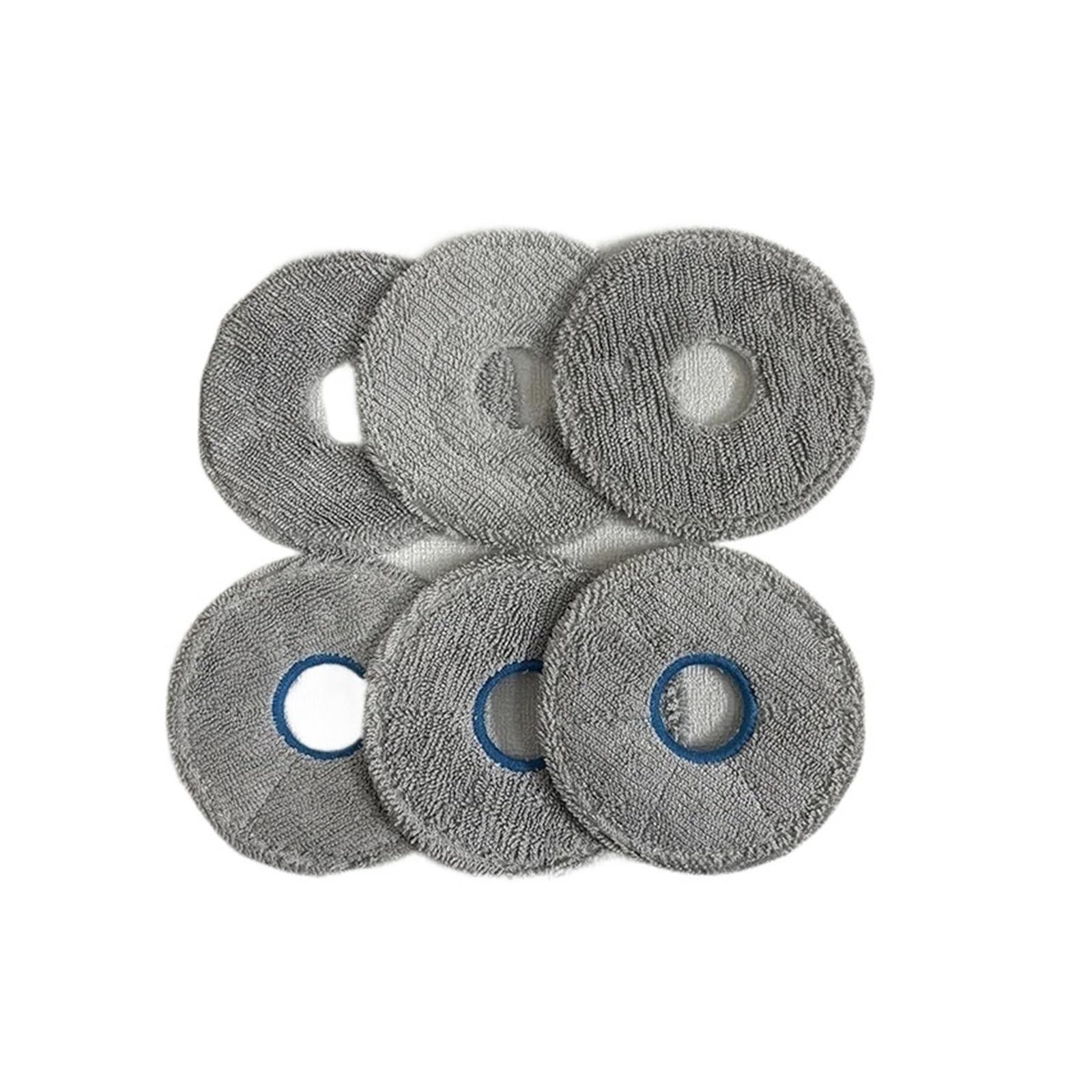 KRHZYPLAE Mop Cloth Consumables Accessories,Compatible For Dreame,L10/L40/X20/X40 Robot Vacuum Cleaners - E30/S40/S50/30/S20/W10/W20(6pcshuilan)
