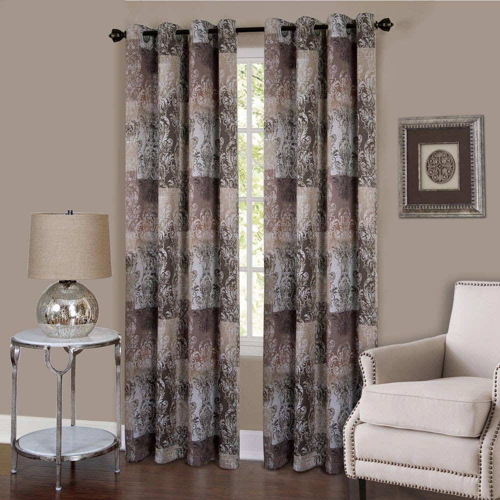 ACHIM Vogue Grommet Panel 50 x 63 - Brown
