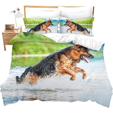 german shepherd duvet set