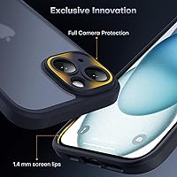 Vista 558 de TOCOL Funda magnética para iPhone 15 Pro Max, protección completa mejorada de la cámara, compatible con Magsafe, protección contra caídas, funda