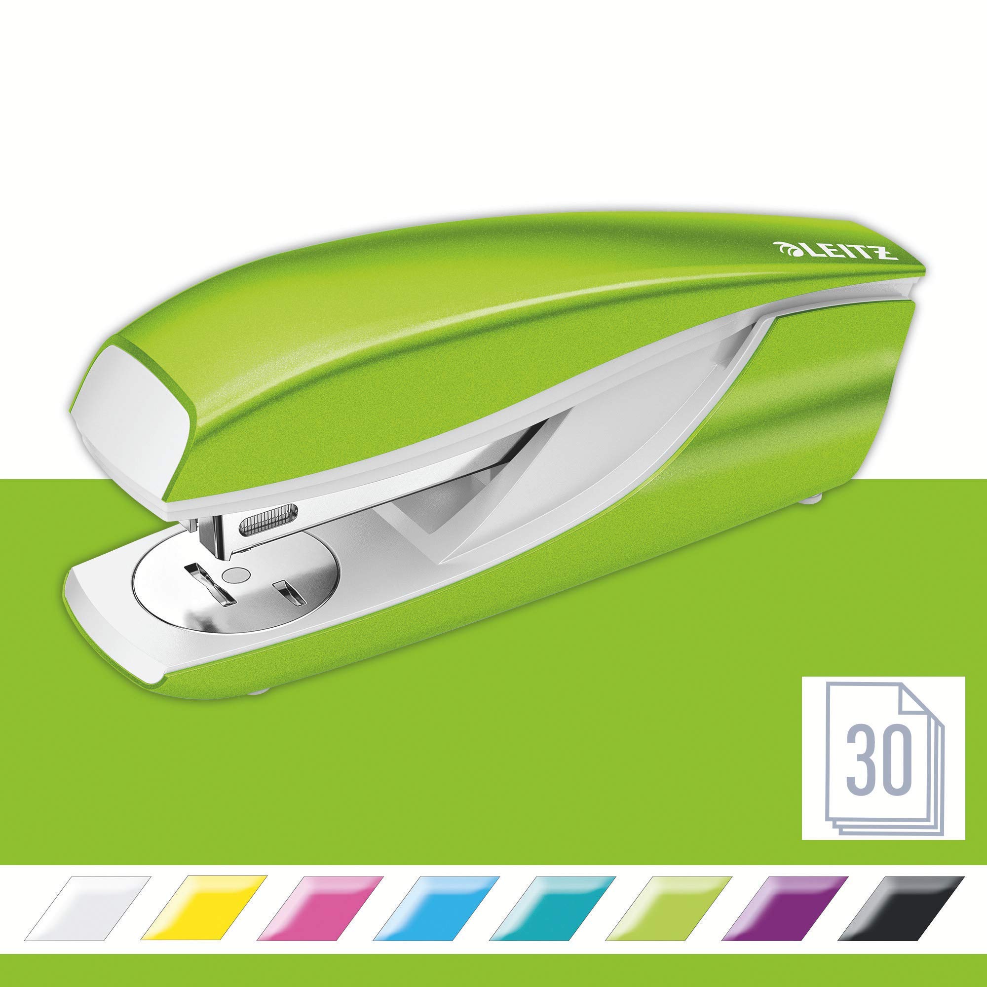 Leitz Stapler NeXXt WOW 30sh green + Hole Punch NeXXt WOW 30sh green