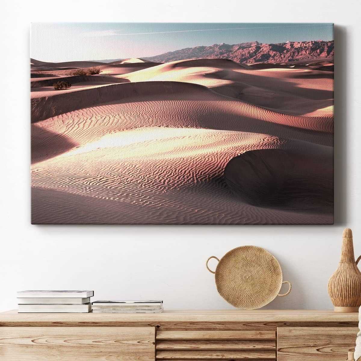 Renditions Gallery Landscape Wall Art Southwestern Wall Decor for Living Room mojave Desert Canvas Artwork for Bathroom Pictures Prints 32" H x 48" W