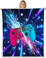 Vista 8 de Princess Flannel Blanket All Seasons,Rainbow Cloud Stars Butterfly Bed Blanket for Kawaii Home Decor,Dreamy Fairy Tale Castle Blanket for Kids Girls