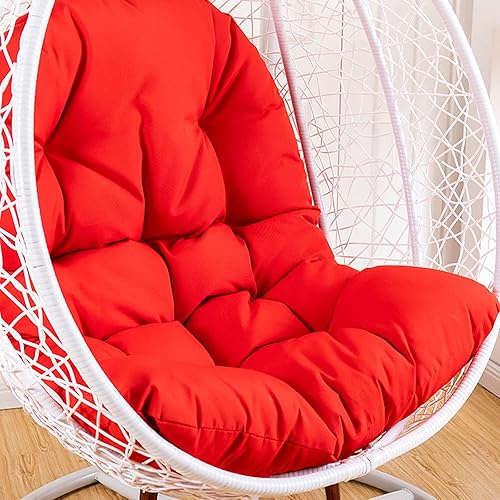 Miniatura 8 de WEIGE Cojín de repuesto para silla columpio colgante de patio, jardín, para exteriores, patio, jardín, silla mecedora, solo cojín de meditación, no