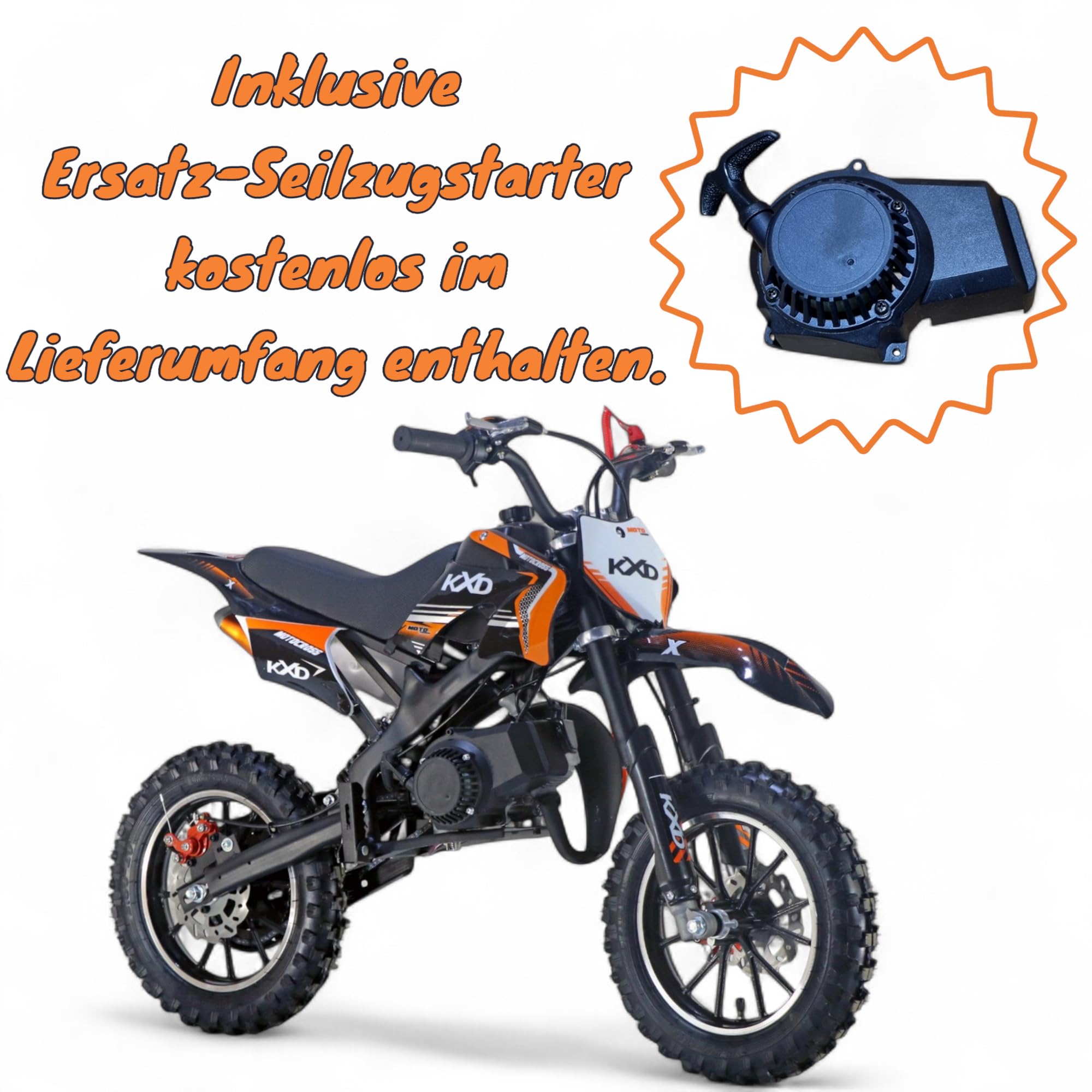 KXD 701 49ccm 2T Children's Dirt Bike Dirtbike Crossbike Pocket