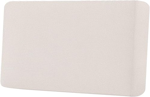 Miniatura 82 de H.VERSAILTEX Fundas de cojín individuales superelásticas para asiento – Juego de fundas de cojín de sofá – Tela de sarga gruesa con textura jacquard