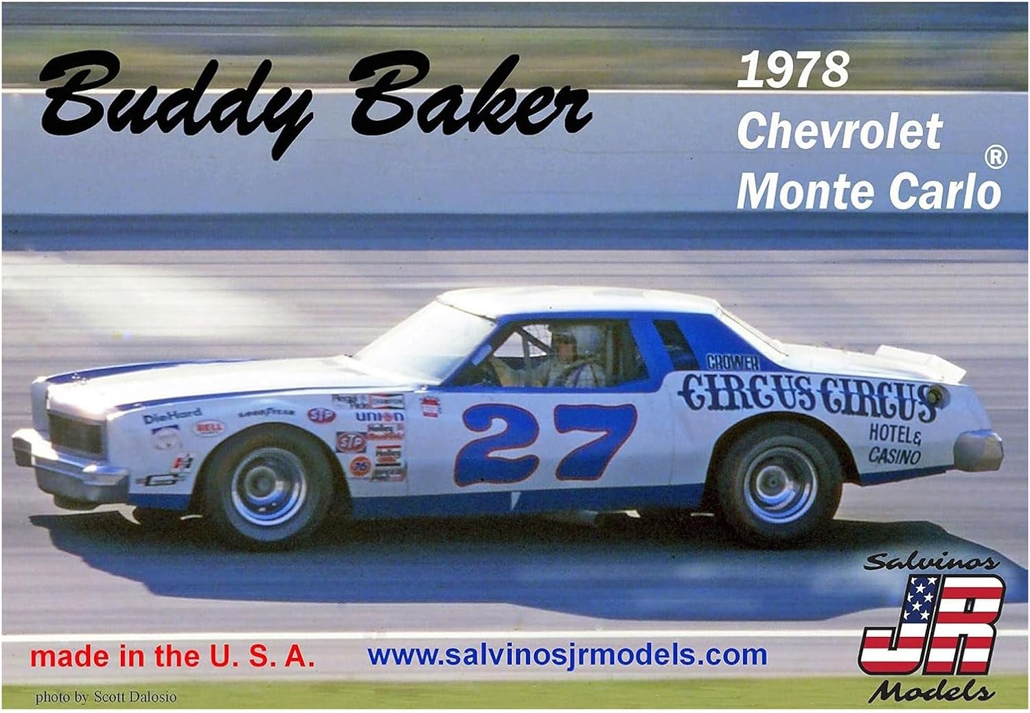JR Models 1978 Buddy Baker Monte Carlo NASCAR Model Kit