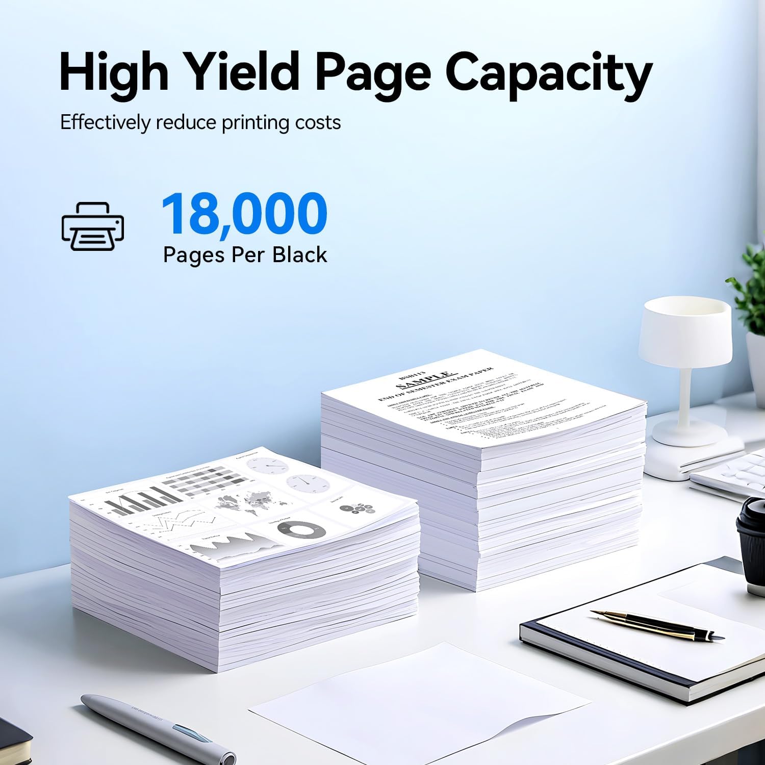 TN920XXL Toner Cartridge High Yield Black 2-Pack Compatible for Brother TN920 TN-920XXL TN920XL HL-L6210DW HL-L6210DWT HL-L5210DN HL-L5210DW HL-L5210DWT HL-L6310DW MFC-L5710DW DCP-L5510DN Printer Ink