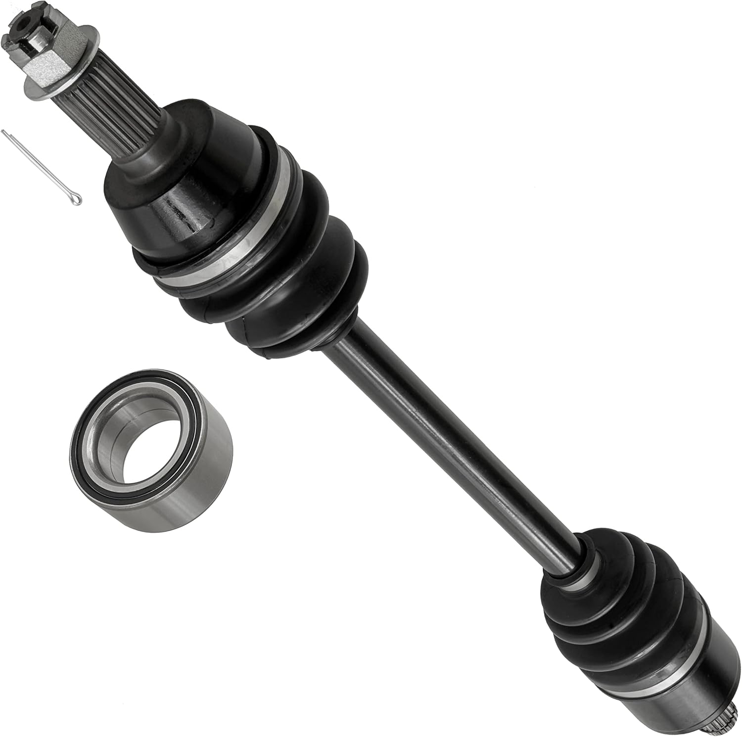 Caltric Front Left or Right Cv Joint Axle with Bearing Compatible with Polaris Rzr 800 Efi 2008 2009 2010 2011 2012 2013 2014