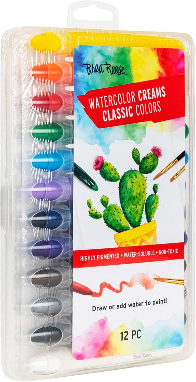Brea Reese Watercolor Creams 12/Pkg-Classic Colors