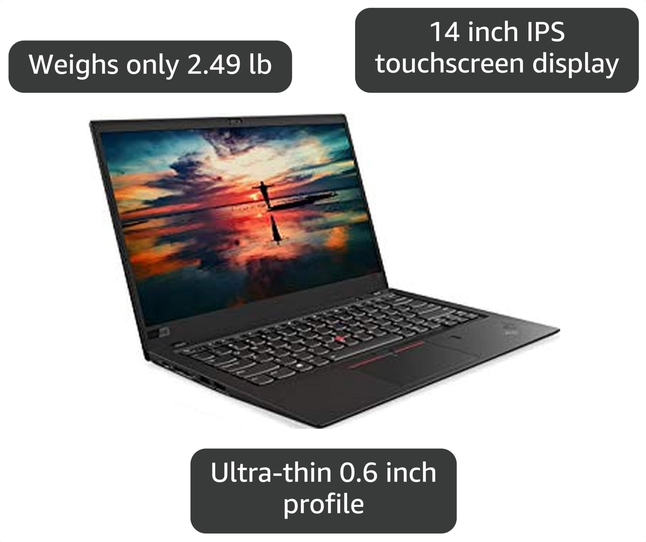 Amazon.com: Lenovo ThinkPad X1 Carbon Laptop, High Performance