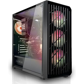 Systemtreff Gaming PC - AMD Ryzen 7 5700X - RTX 5060 Ti 8GB | AMD 8-Core CPU up to 4.6 GHz, 32GB DDR4, 1TB M.2 NVMe SSD, Nvid