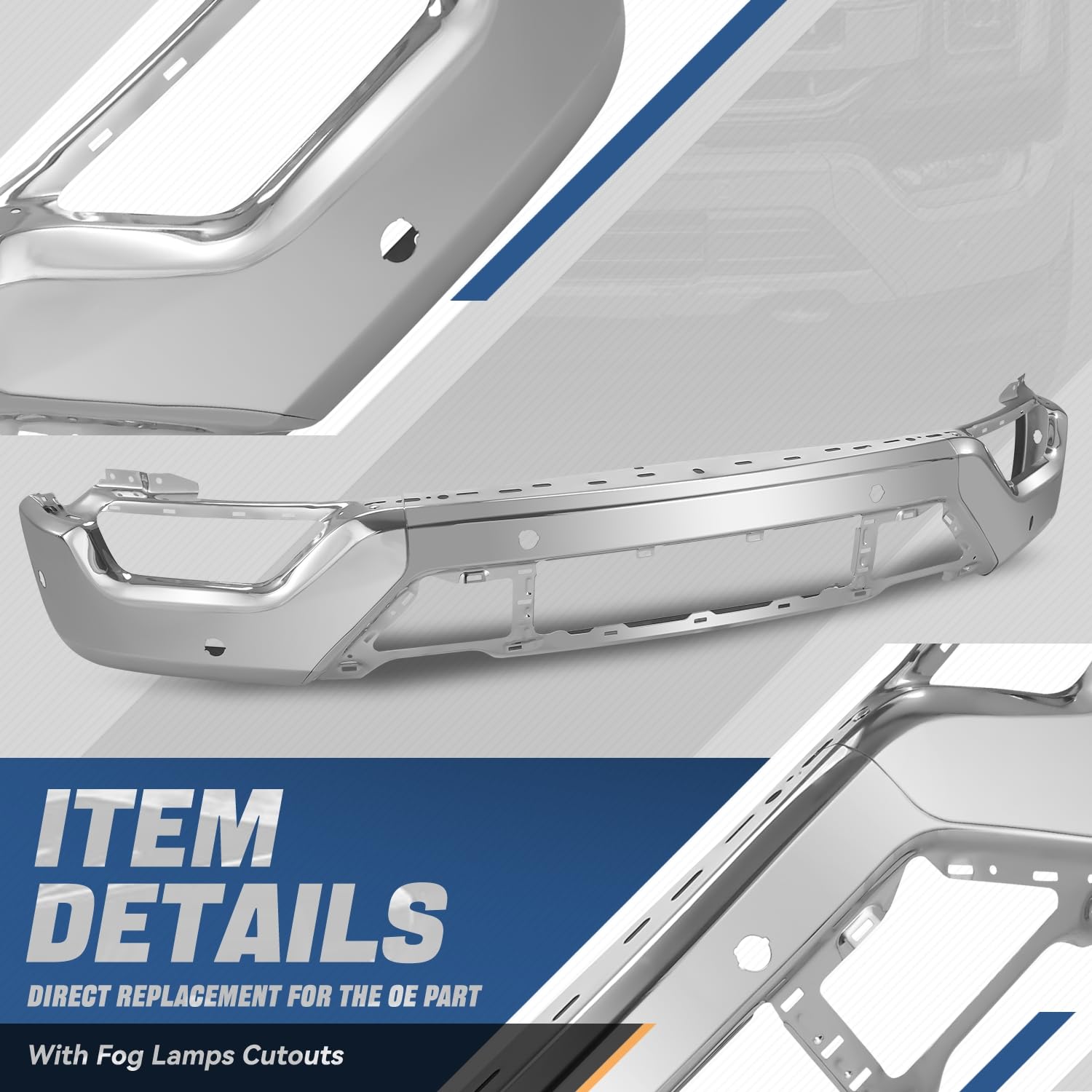 Amazon.com: Auto Dynasty Front Bumper Face Bar Compatible with 