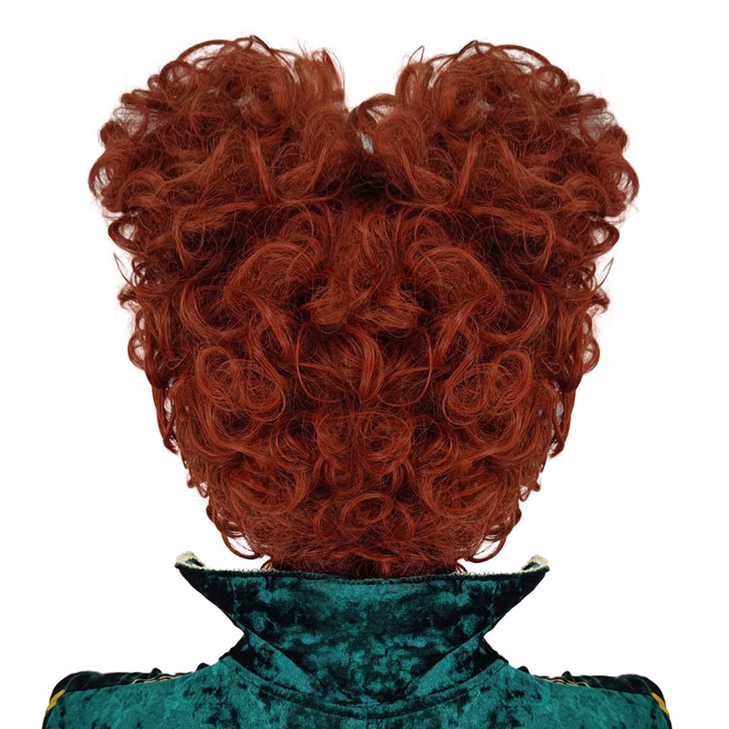BERON Red Brown Wig for Women Auburn Wig Short Curly Wigs Reddish Brown Wigs for Women Cosplay Hairnet Include