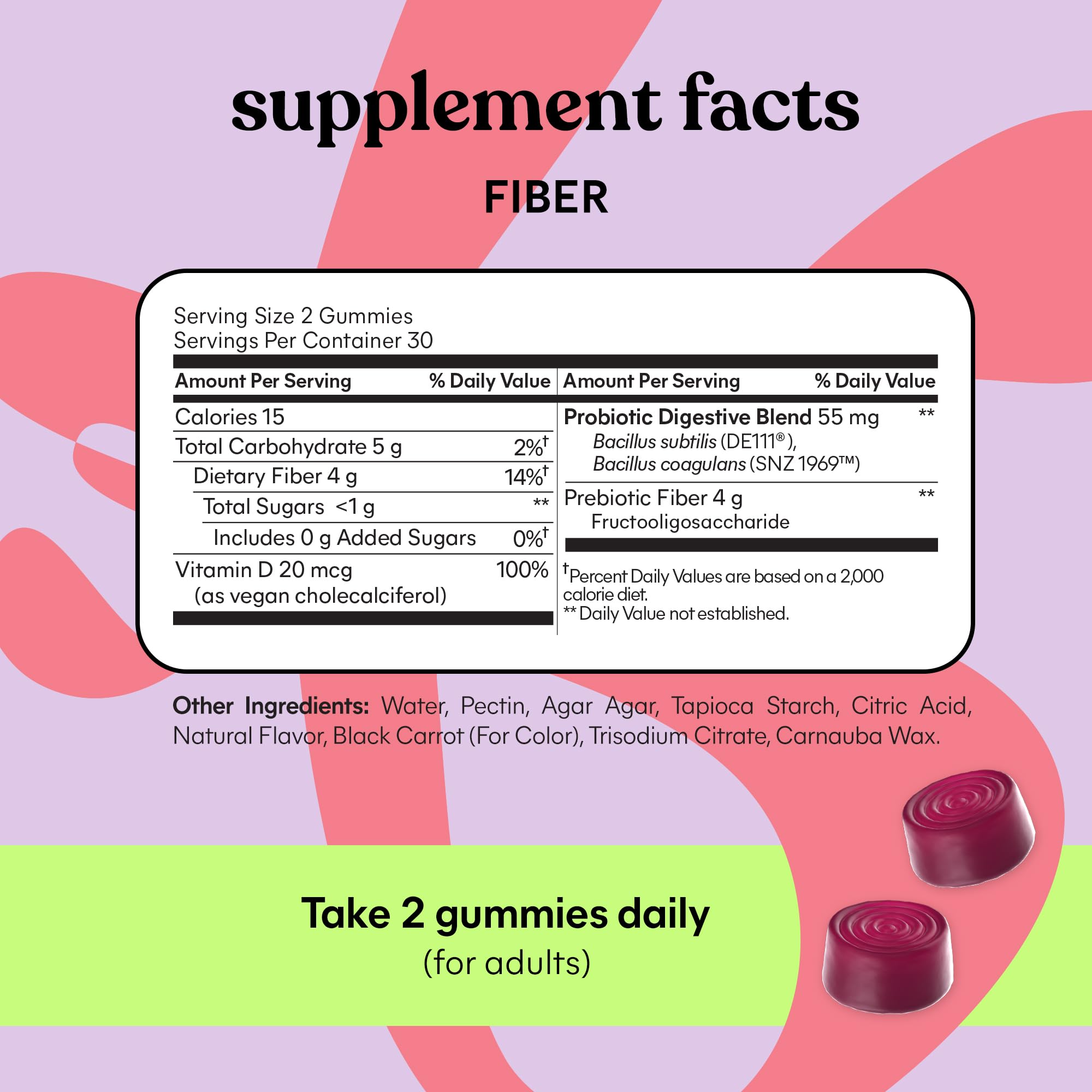 Lemme Fiber & Probiotic Gummies for Adults, 30-Day Supply — Amazon image 9