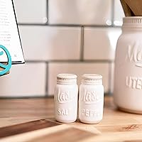 Vista 5 de Farmhouse - Juego de recipientes para la cocina, soporte para utensilios de cocina de cerámica, soporte para cucharas, bonito tarro de galletas