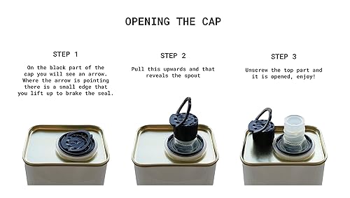 Miniatura 9 de PJ KABOS Classic - Aceite de oliva virgen griego, certificado extra virgen, lata de 16.9 onzas líquidas, prensado en primer frío, puro, de aceitunas