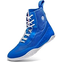 Mens Wrestling Shoes Boxing Shoes High Top Fitness Sneakers Weightlifting Fighting Shoes Zero Drop Sole