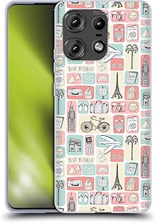 Head Case Designs Officially Licensed Andrea Lauren Design Travel Love Lady Like Soft Gel Case Compatible with Motorola Edge 50 Pro
